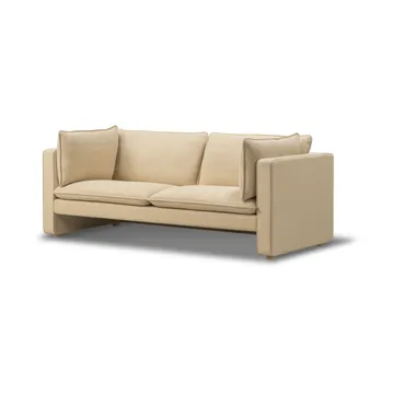 Jota Sofa - Vidar 323-hellgeölte Eiche, 185 cm, 2-Sitzer - Fredericia Furniture