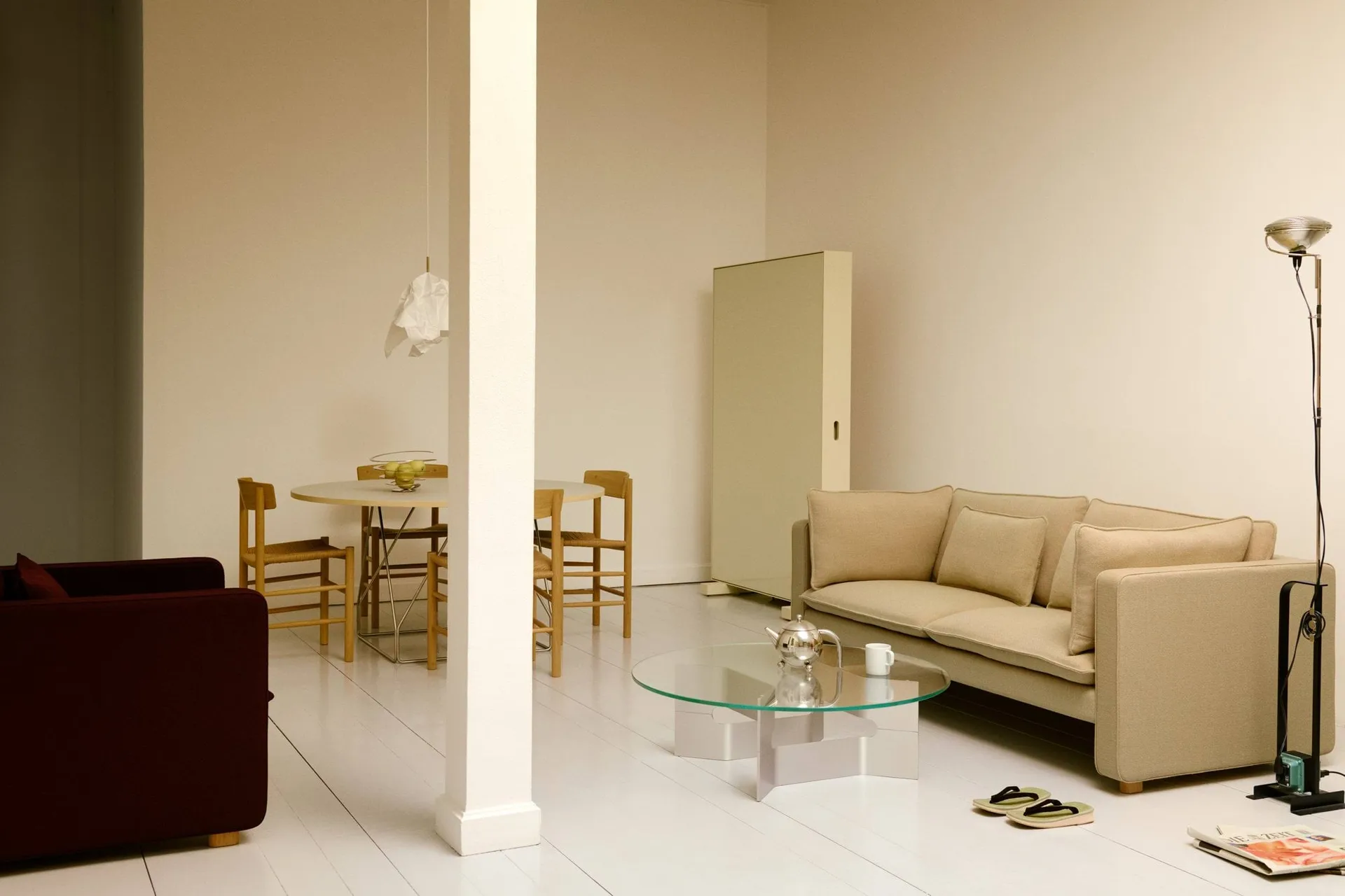 Jota Sofa, Vidar 323-hellgeölte Eiche, 185 cm, 2-Sitzer Fredericia Furniture