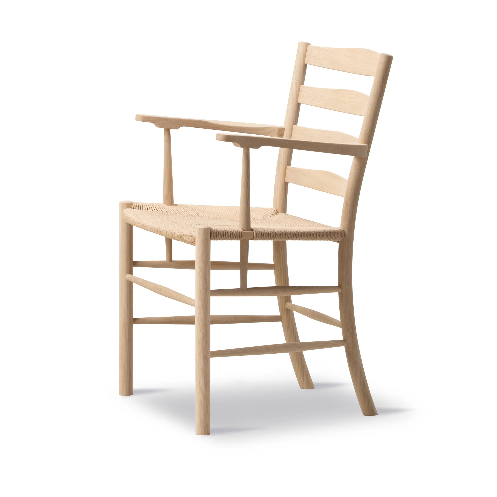 Klint Armlehnstuhl, Naturgeflochten-seifengeölte Eiche Fredericia Furniture