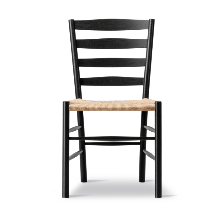 Klint Stuhl, Naturgeflochten-schwarz lackierte Eiche Fredericia Furniture
