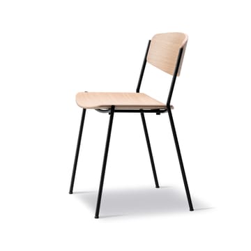 Lynderup 3080 Stuhl - Lackierte Eichen- schwarze Stahlstativ - Fredericia Furniture
