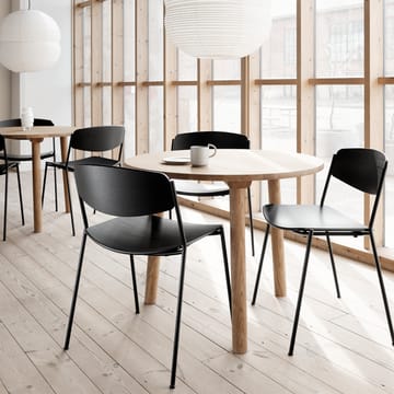 Lynderup 3080 Stuhl - Lackierte Eichen- schwarze Stahlstativ - Fredericia Furniture