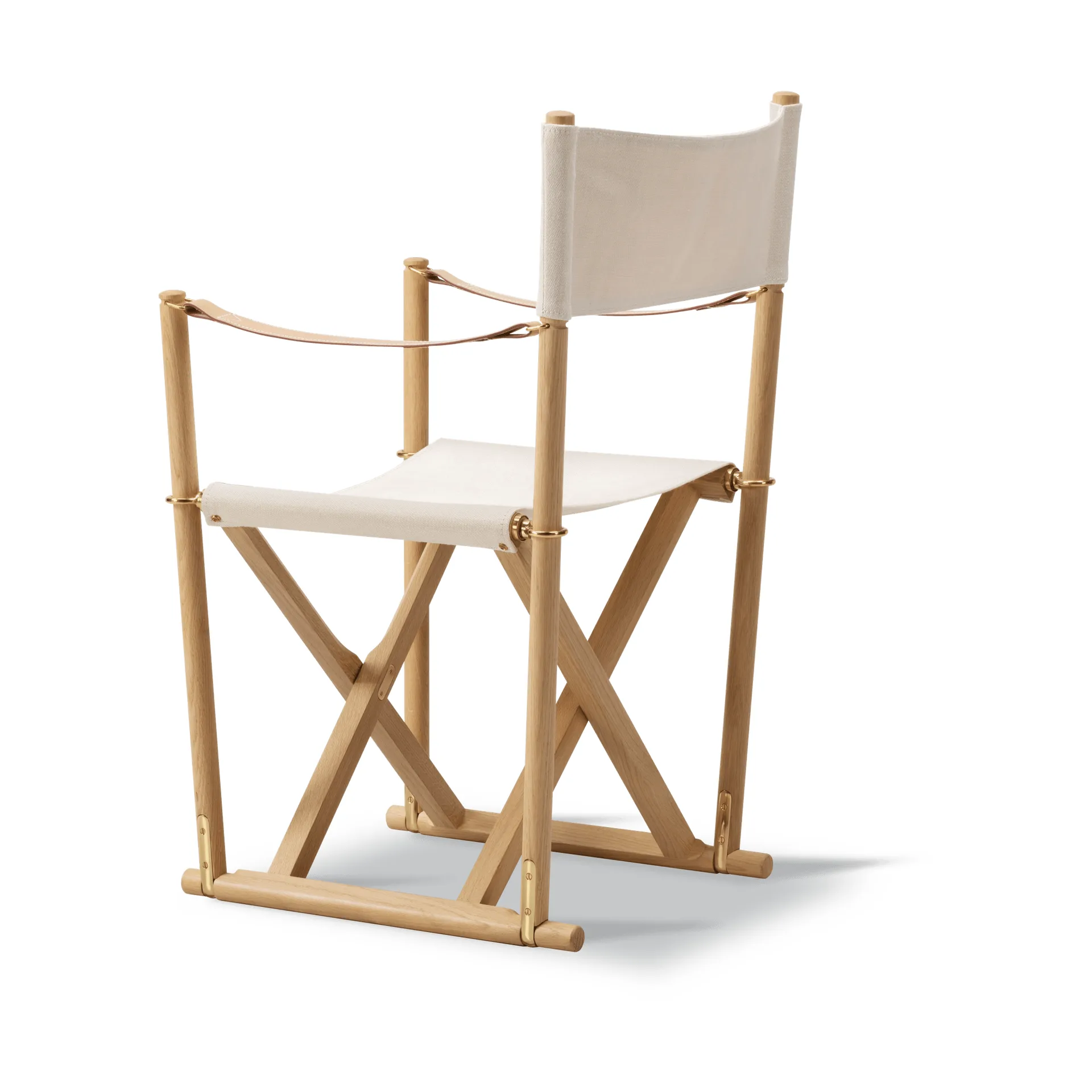 MK16 Folding Chair Stuhl, Off white-hellgeölte Eiche Fredericia Furniture