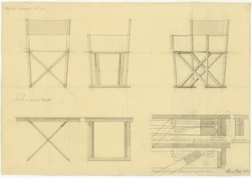 MK16 Folding Chair Stuhl - Off white-hellgeölte Eiche - Fredericia Furniture