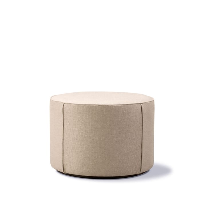 Mono Sitzhocker - Grand Leinen beige-Ø55 cm - Fredericia Furniture