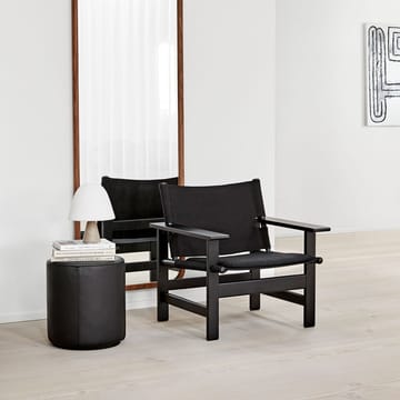 Mono Sitzhocker - Grand linen beige-Ø39 cm - Fredericia Furniture