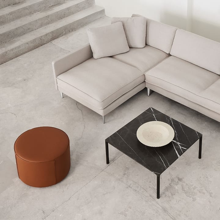 Mono Sitzhocker, Leder Omni 307 cognac-Ø55 cm Fredericia Furniture