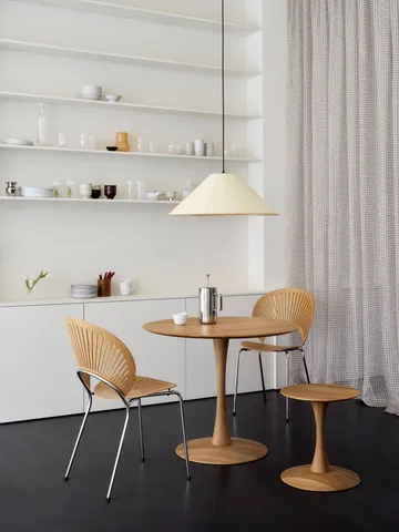 ND102 Trisse Hocker - Geräucherte geölte Eiche, Ø40x46 cm - Fredericia Furniture