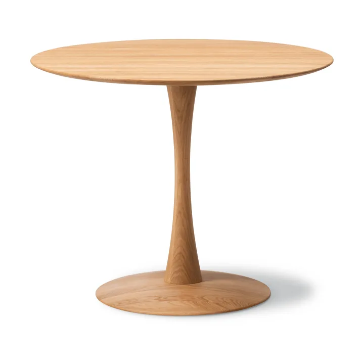 ND106 Trisse Esstisch - Geölte Eiche, Ø90x73 cm - Fredericia Furniture