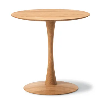 ND107 Trisse Esstisch - Geölte Eiche, Ø75x73 cm - Fredericia Furniture