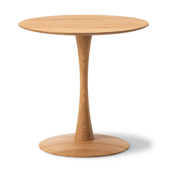 ND107 Trisse Esstisch - Geölte Eiche, Ø75x73 cm - Fredericia Furniture