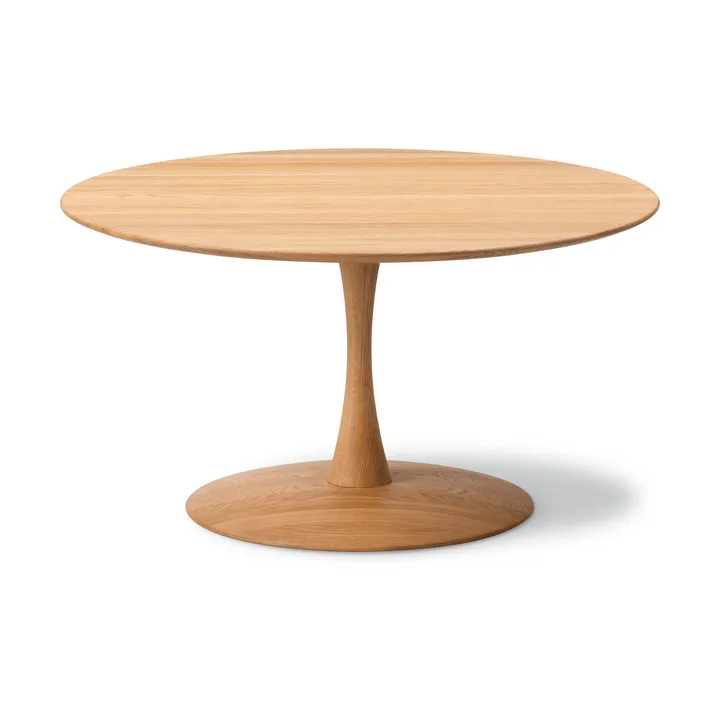 ND114 Trisse Couchtisch - Geölte Eiche, Ø90x48 cm - Fredericia Furniture