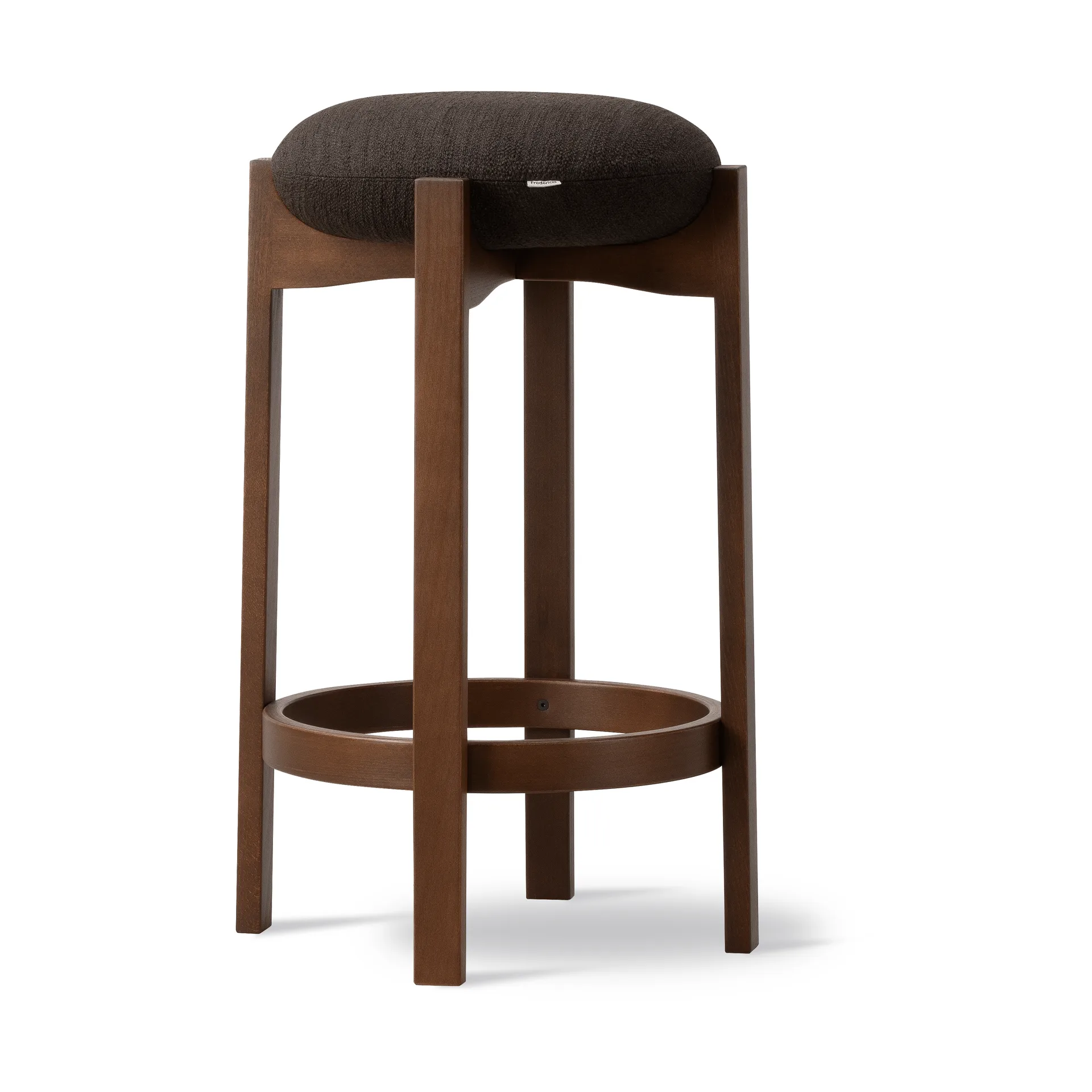 Pioneer Hocker hoch, Odino RC41 dark brown-matt lackierte Buche Fredericia Furniture