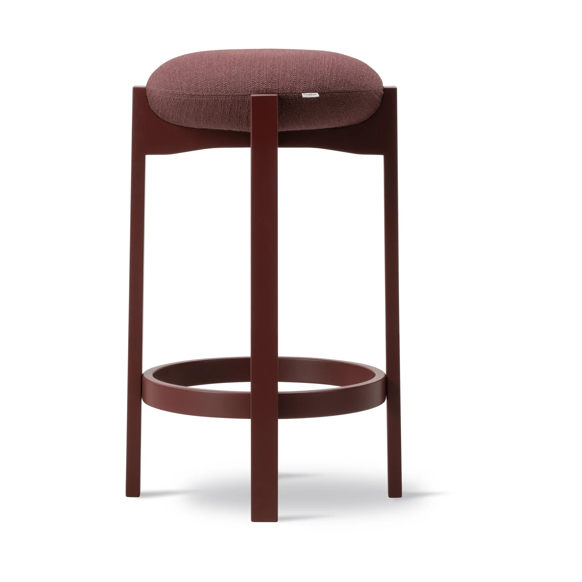 Pioneer Hocker hoch, Odino RC43 bordeaux-bordeaux Buche Fredericia Furniture