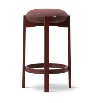 Pioneer Hocker hoch - Odino RC43 bordeaux-bordeaux Buche - Fredericia Furniture