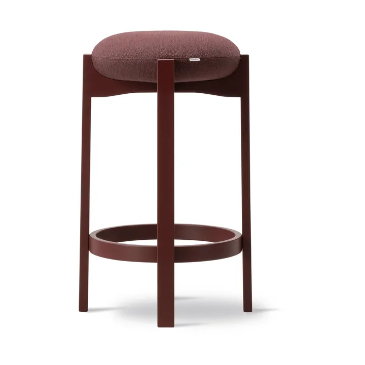 Pioneer Hocker hoch - Odino RC43 bordeaux-bordeaux Buche - Fredericia Furniture