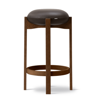 Pioneer Hocker hoch - Primo 86-1-Rauchgebeizte lackierte Eich - Fredericia Furniture