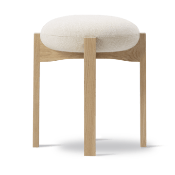Pioneer Hocker niedrig - Hallingdal 200-lackierte Eiche - Fredericia Furniture