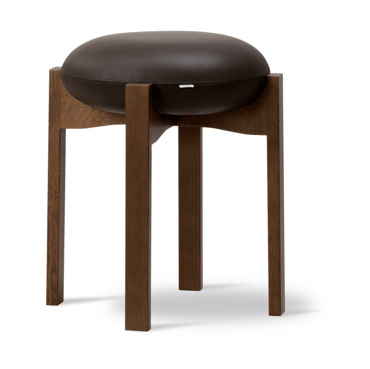 Pioneer Hocker niedrig - Primo 86-1-Rauchgebeizte lackierte Eiche - Fredericia Furniture