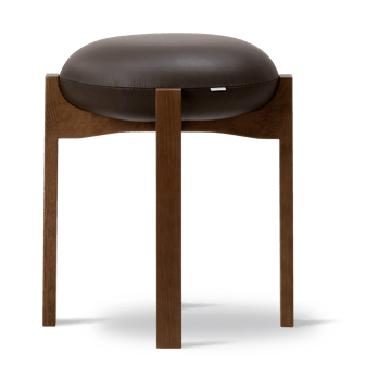 Pioneer Hocker niedrig - Primo 86-1-Rauchgebeizte lackierte Eiche - Fredericia Furniture