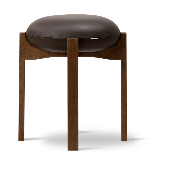 Pioneer Hocker niedrig, Primo 86-1-Rauchgebeizte lackierte Eiche Fredericia Furniture