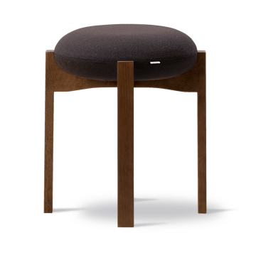 Pioneer Hocker niedrig - Vidar 386-Rauchgebeizte lackierte Eiche - Fredericia Furniture