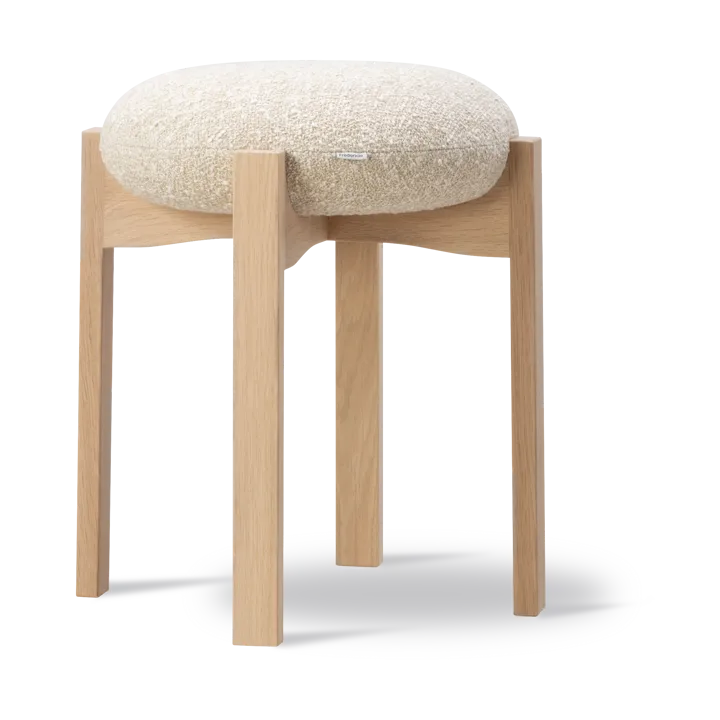Pioneer runder Hocker niedrig - Zero 0001-lackierte Eiche - Fredericia Furniture