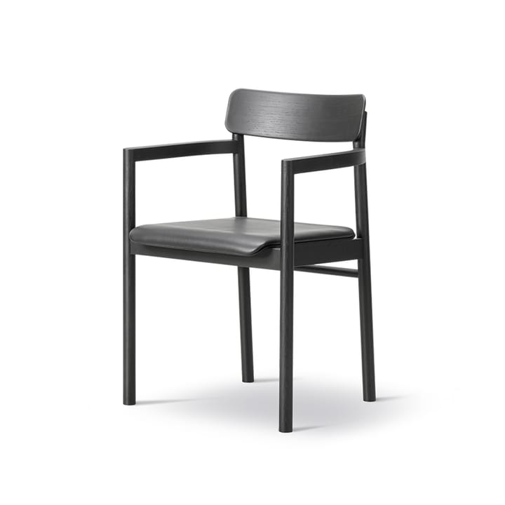 Post 3445 Armstuhl - Schwarz lackierte Eiche - Fredericia Furniture