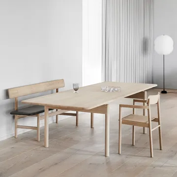 Post 6442 Esstisch - Lichtgeölte Eiche, 100×320 cm - Fredericia Furniture
