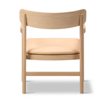 Post Loungesessel - Vegeta Leder-hellgeölte Eiche - Fredericia Furniture
