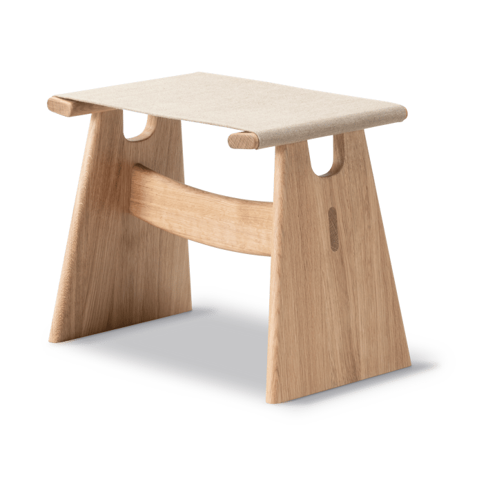 Seto Hocker - Naturell Canvas-geölteEiche - Fredericia Furniture