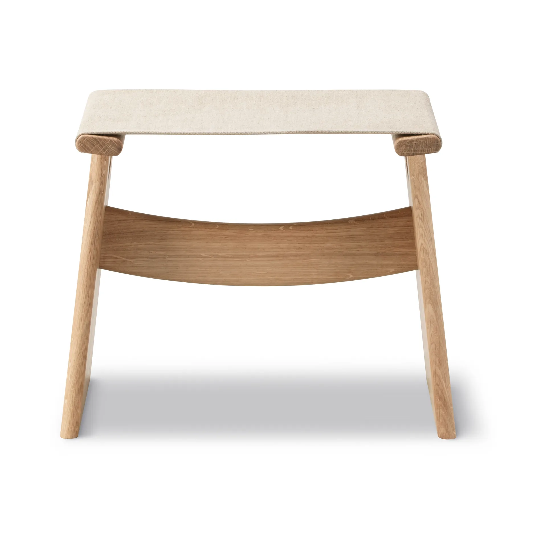Seto Hocker, Naturell Canvas-geölteEiche Fredericia Furniture