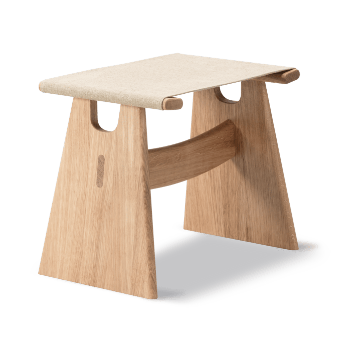 Seto Hocker, Naturell Canvas-geölteEiche Fredericia Furniture