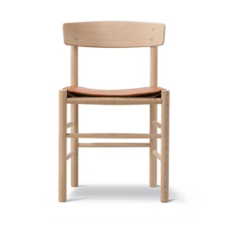 Sitzkissen aus Leder für Stuhl J39 - Leder Cera 905 Russet Brown - Fredericia Furniture