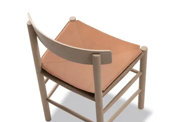 Sitzkissen aus Leder für Stuhl J39 - Leder Cera 905 Russet Brown - Fredericia Furniture
