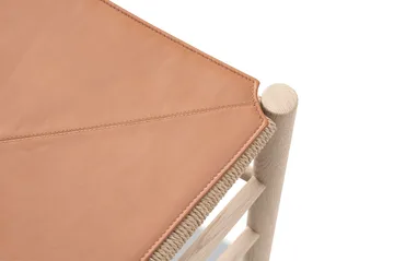 Sitzkissen aus Leder für Stuhl J39 - Leder Cera 905 Russet Brown - Fredericia Furniture