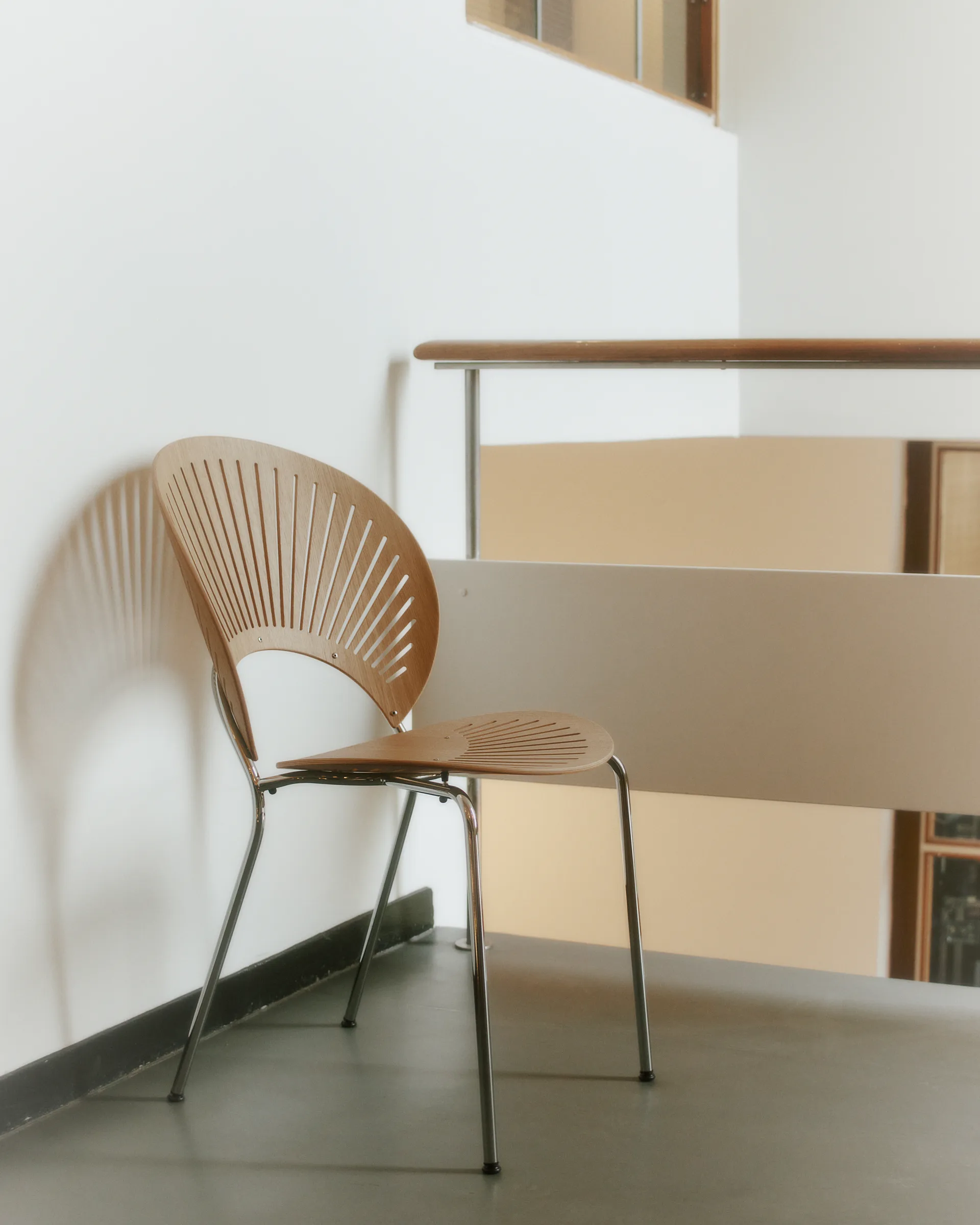 Trinidad 3398 Stuhl, Geölte Eiche-Rostfritt borstat stål Fredericia Furniture