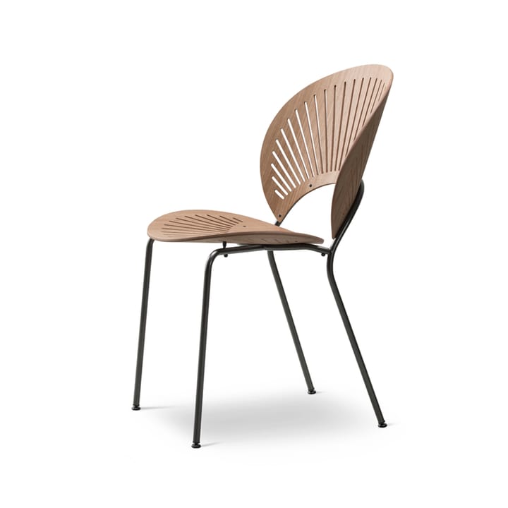 Trinidad 3398 Stuhl - Klarlackiertes Eichenbein Schwarz - Fredericia Furniture