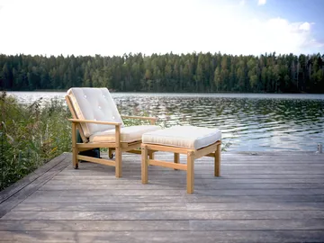 05 Sessel - Teak - Fri Form