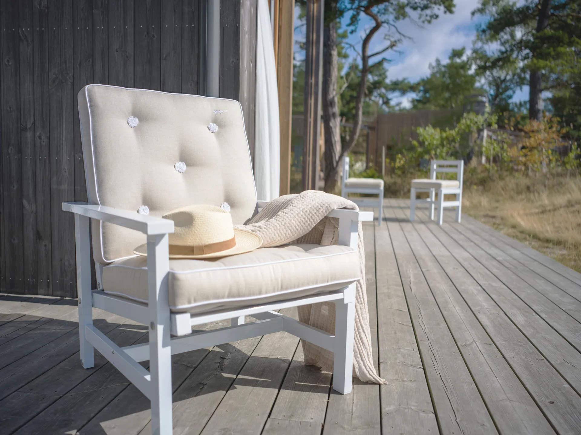 05 Sessel, White Fri Form