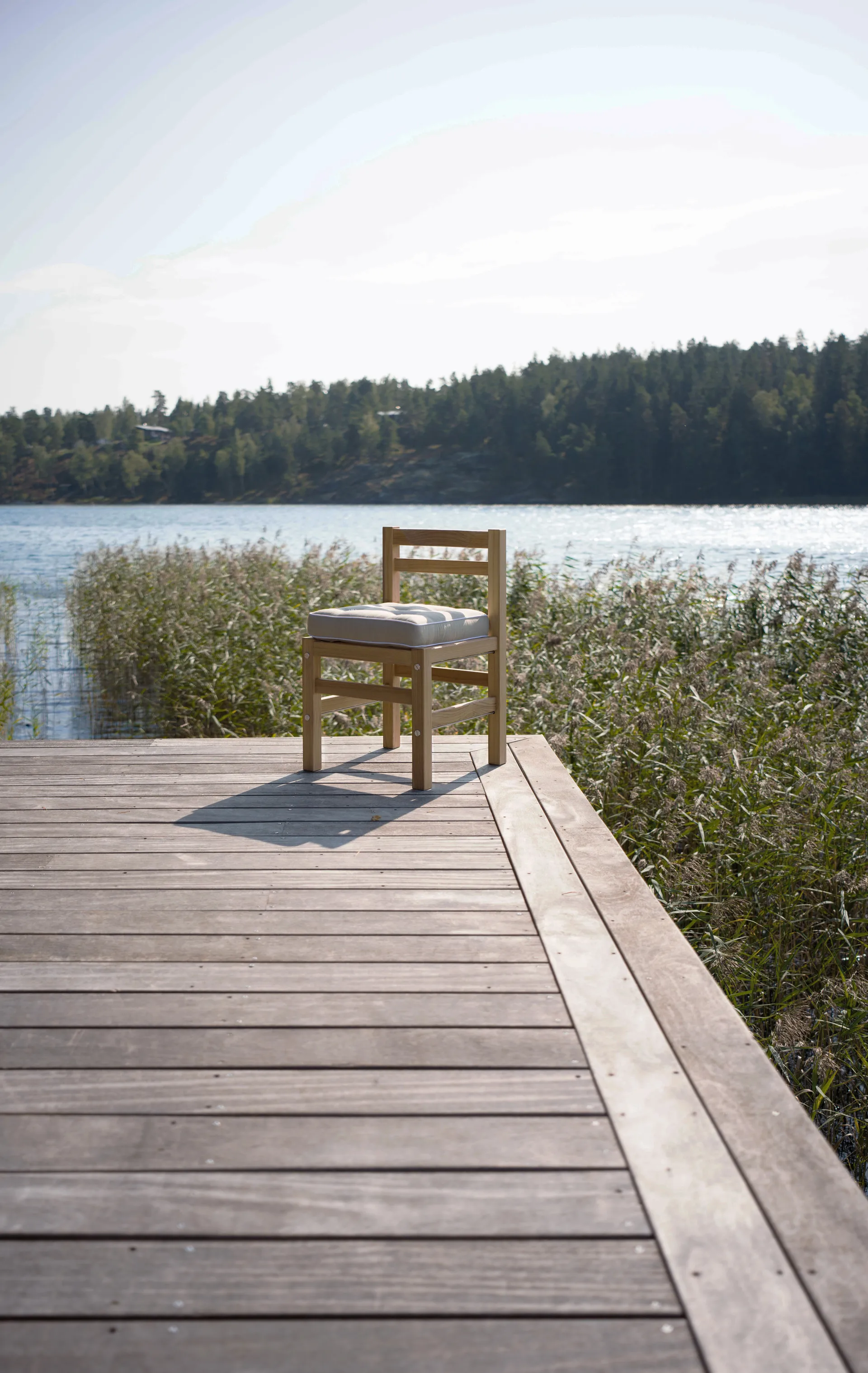 06 Stuhl, Teak Fri Form