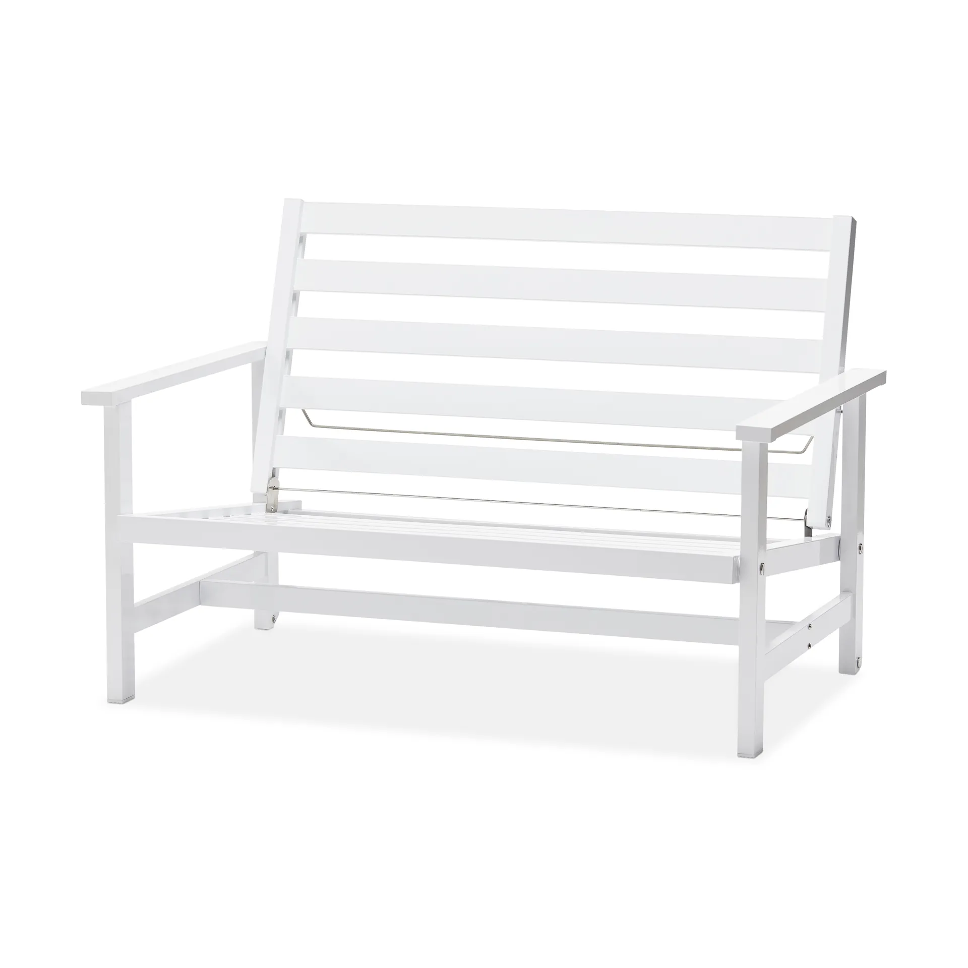 08 Sofa, White, 2-sits Fri Form