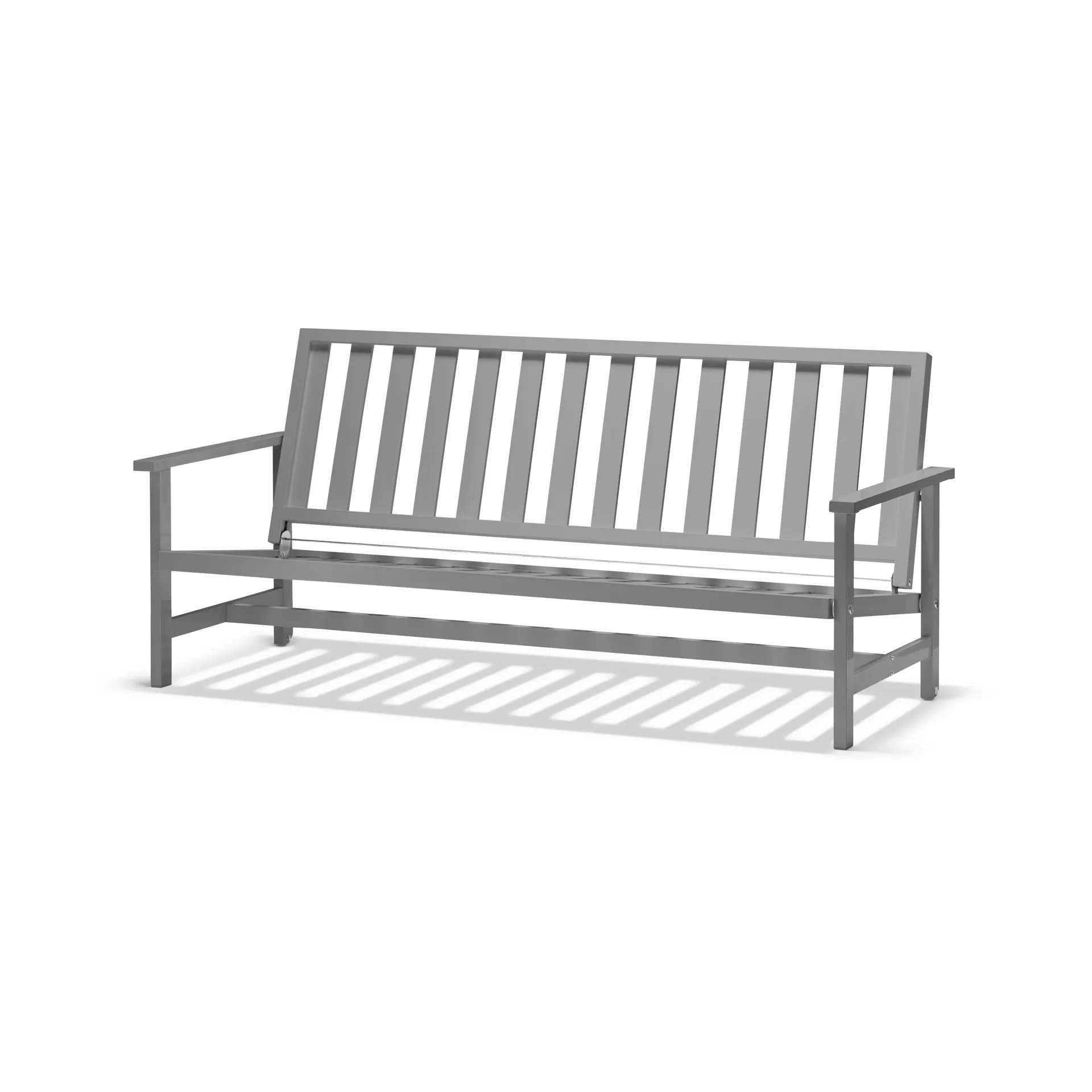 09 Sofa, Grey, 3-sits Fri Form