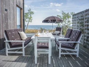 09 Sofa - White, 3-sits - Fri Form