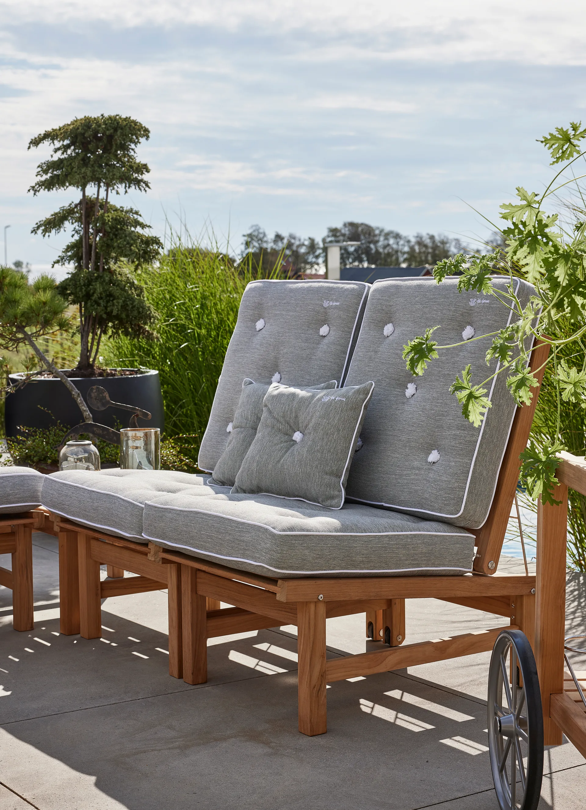 10 Sessel, Teak Fri Form