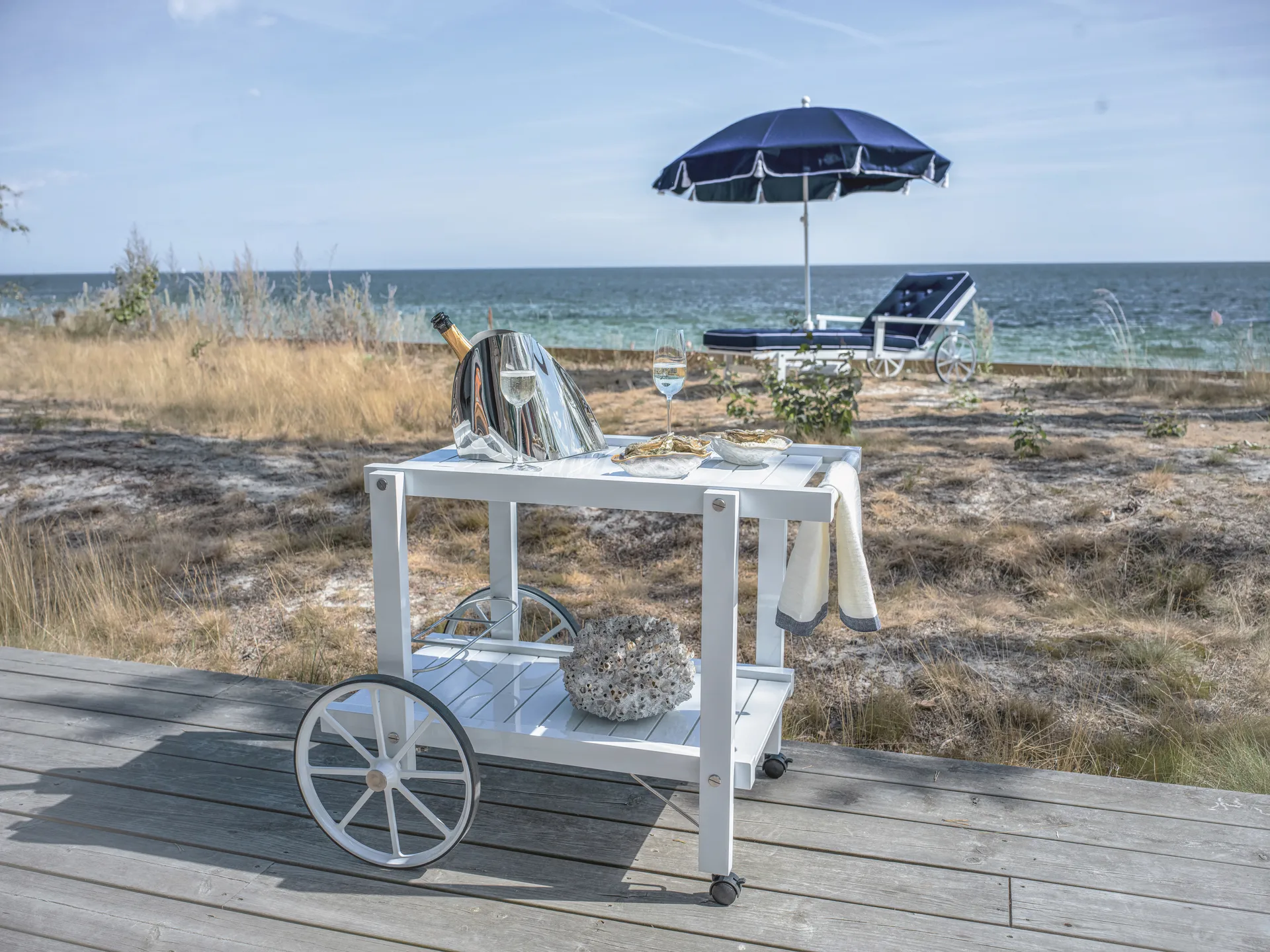 14 Servierwagen, White Fri Form