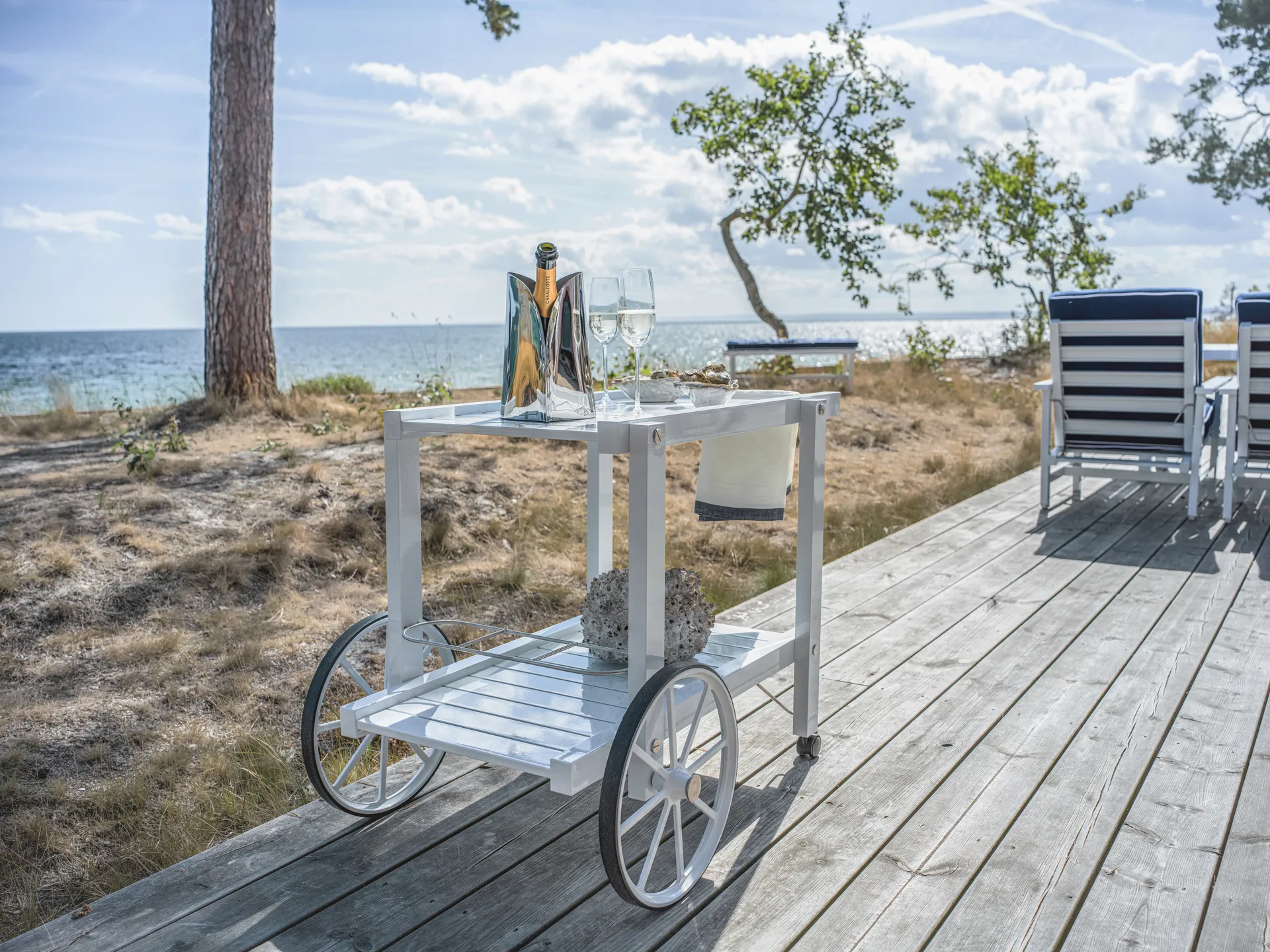 14 Servierwagen, White Fri Form