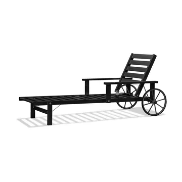 31 Liegewagen - Black, 79x174 cm - Fri Form