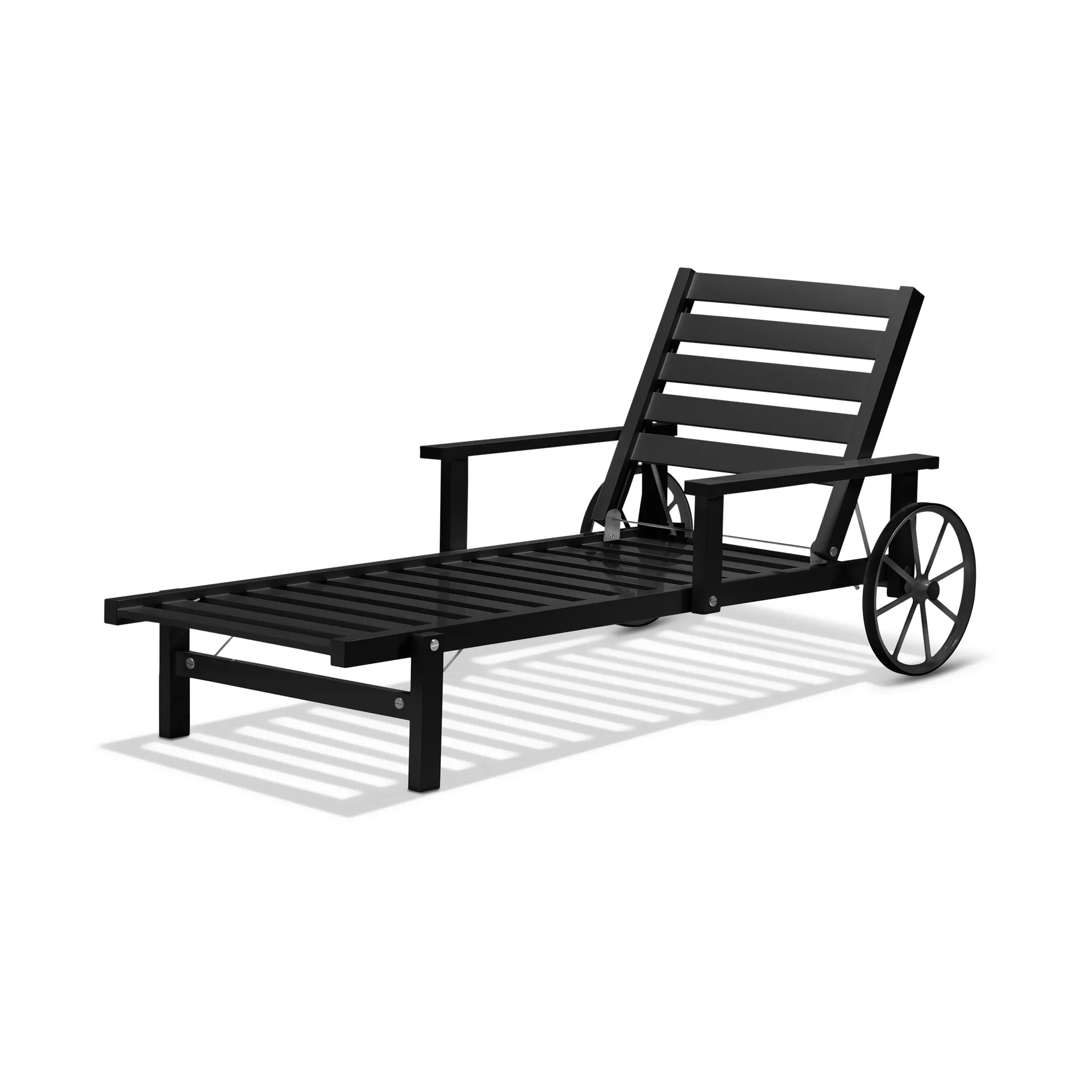 31 Liegewagen, Black, 79x174 cm Fri Form