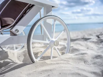 31 Liegewagen - White, 79x174 cm - Fri Form